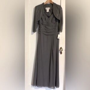 Maxi Dress with Bolero Jacket